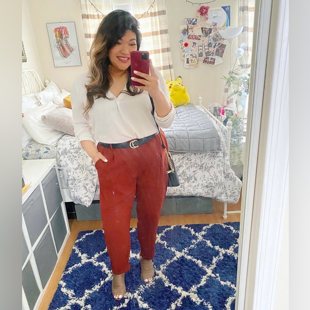 Primark Rust Red Dress Pants